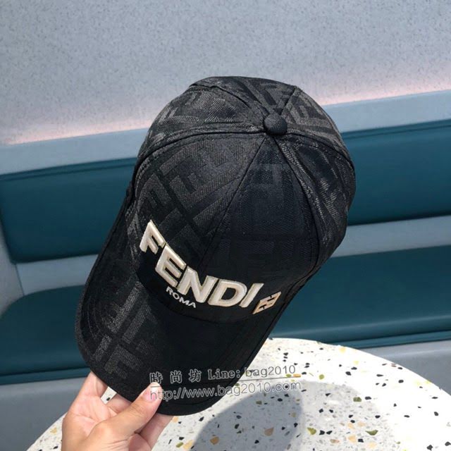 Fendi爆款帽子 芬迪春夏新款國潮刺繡字母棒球帽 Fendi情侶帽韓版遮陽兔八哥鴨舌帽  mm1282